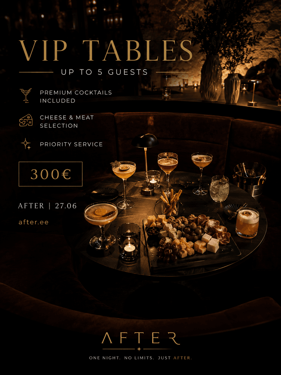 VIP table experience